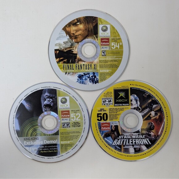 Official Xbox Magazine Video Game Demo Disc Lot Of 3 With Sleeves 50 52 54 Beta - Picture 3 of 6
